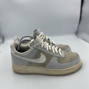 Men’s Size 8.5 Nike Air Force 1 Low Ghost Grey 2008 Vintage Used